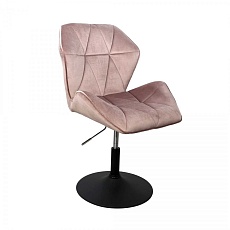 Поворотное кресло AksHome Oslo пыльная роза, велюр 75650
