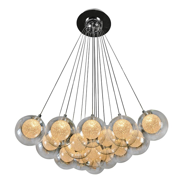 Подвесная светодиодная люстра iLedex Oblivion C4457-15 CR изображение Подвесная светодиодная люстра iLedex Oblivion C4457-15 CR Фото №