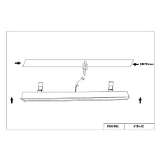 Встраиваемый светодиодный светильник Favourite Aplot 4113-2C 1