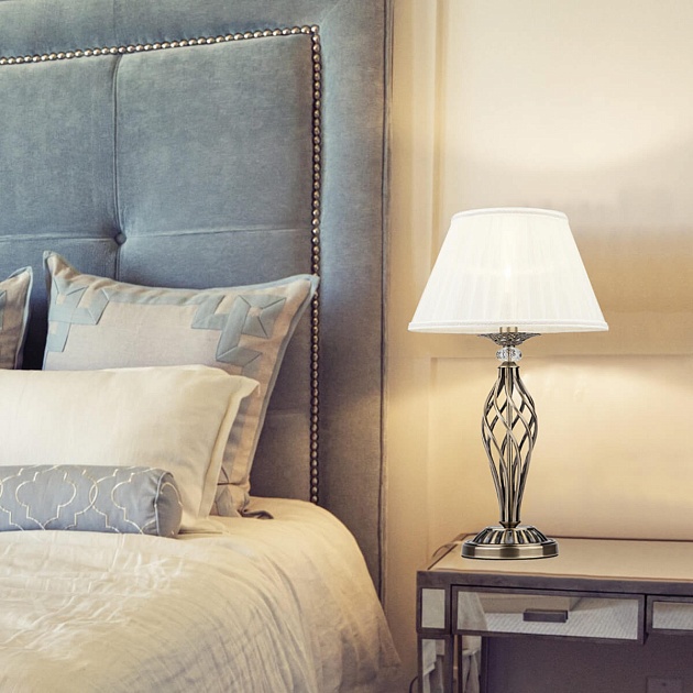 Настольная лампа 01002/1 античная бронза изображение 6 Настольная лампа 01002/1 античная бронза Фото № 6