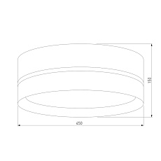 Потолочный светильник TK Lighting 6548 Paglia Black 2