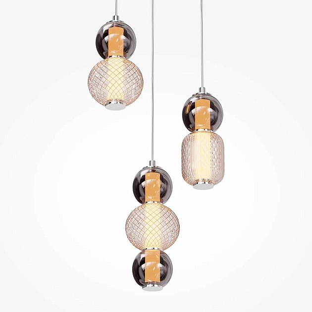 Подвесная светодиодная люстра Maytoni Drop MOD273PL-L33CH3K изображение 3 Подвесная светодиодная люстра Maytoni Drop MOD273PL-L33CH3K Фото № 3