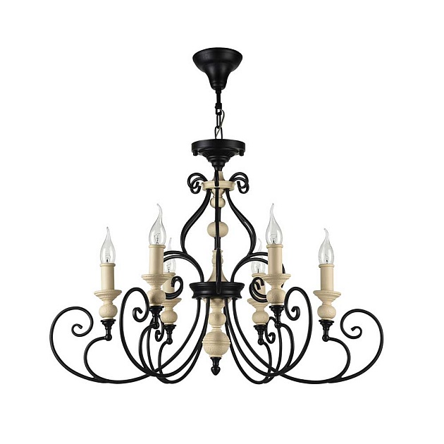 Подвесная люстра Maytoni Karina H631-PL-06-B изображение Подвесная люстра Maytoni Karina H631-PL-06-B Фото №