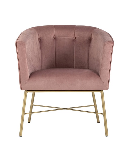 Кресло Stool Group Шале велюр розовый FALETTE PINK Фото № 2