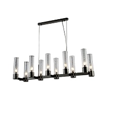 Подвесная люстра Crystal Lux OTONO SP10 L980 BLACK CHROMIUM/TRANSPARENTE 1