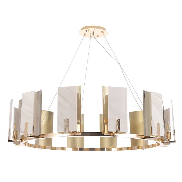 Подвесная люстра Crystal Lux Deluxe SP12 изображение Подвесная люстра Crystal Lux Deluxe SP12 Фото №