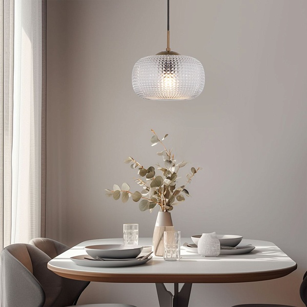 Подвесной светильник Eurosvet Gem 50262/1 прозрачный изображение 6 Подвесной светильник Eurosvet Gem 50262/1 прозрачный Фото № 6