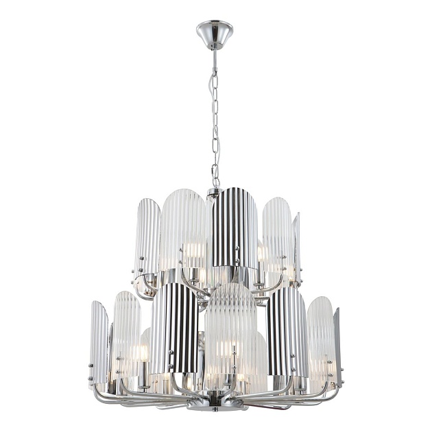 Подвесная люстра iLamp Dolce 15571-12 CR+MULT изображение Подвесная люстра iLamp Dolce 15571-12 CR+MULT Фото №