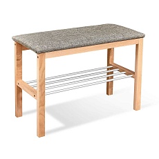 Обувница Sheffilton Альберо SHT-B2 прозрачный лак/кедровый/алюм.метал 7097127203