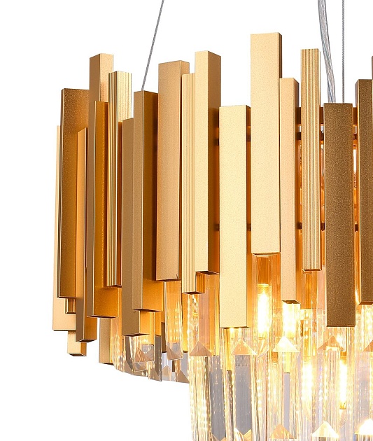 Подвесная люстра Natali Kovaltseva Bellezza 81427/4C Gold Фото № 3