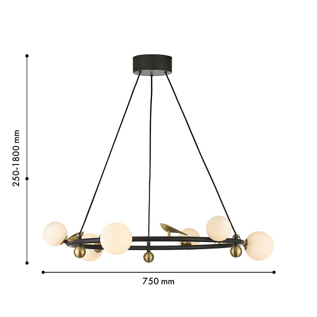 Подвесная светодиодная люстра Favourite Sparrow 4324-6P изображение 2 Подвесная светодиодная люстра Favourite Sparrow 4324-6P Фото № 2