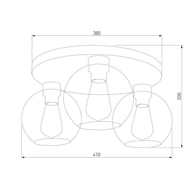 Потолочная люстра TK Lighting 2776 Cubus Graphite Фото № 2