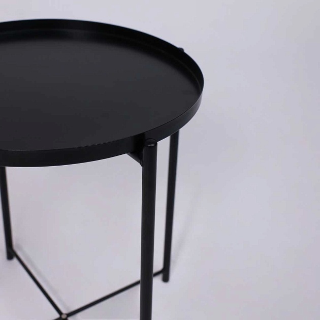 Журнальный стол AksHome Trick черный, d 420*520 91082 изображение 4 Журнальный стол AksHome Trick черный, d 420*520 91082 Фото № 4