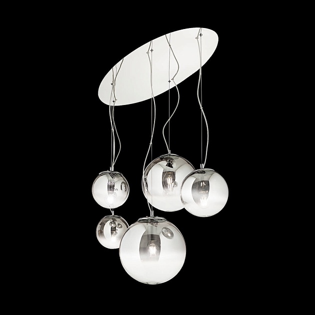 Подвесная люстра Ideal Lux Mapa Sp5 Cromo Sfumato 140759 изображение 2 Подвесная люстра Ideal Lux Mapa Sp5 Cromo Sfumato 140759 Фото № 2