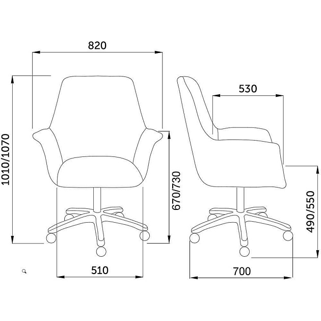Кресло руководителя AksHome Melody коричневый, экокожа 69039 изображение 2 Кресло руководителя AksHome Melody коричневый, экокожа 69039 Фото № 2