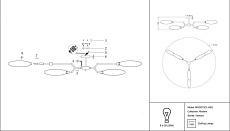 Потолочная люстра Maytoni Ventura MOD012CL-06G 2