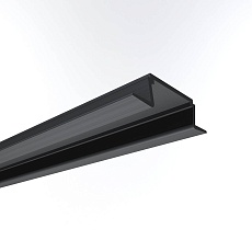 Профиль встраиваемый черный 2м. Apeyron 08-02-01Ч