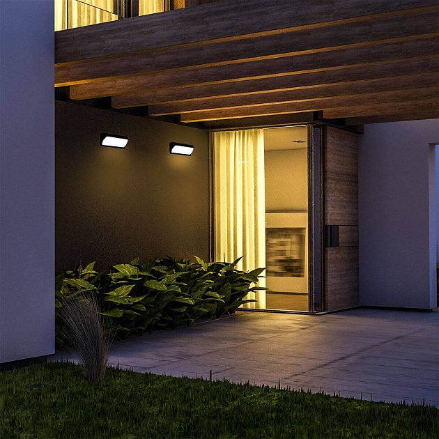 Уличный настенный светодиодный светильник Escada 30002W/01Led BK изображение 4 Уличный настенный светодиодный светильник Escada 30002W/01Led BK Фото № 4