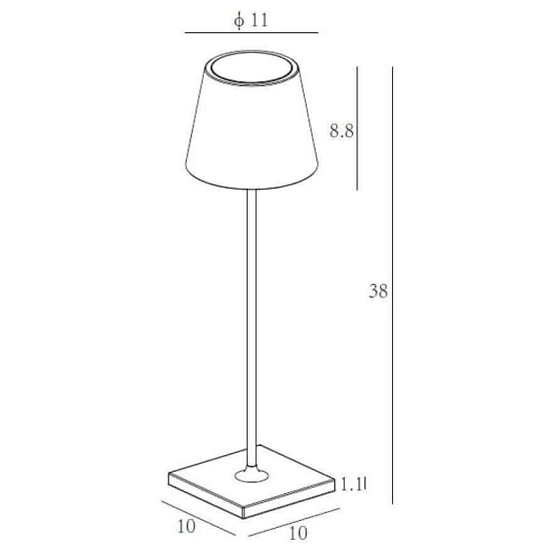 Уличный светодиодный светильник Lucide Justin 27888/02/31 Фото № 2