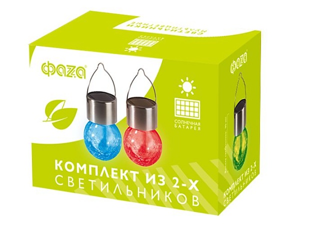 Светильник на солнечных батареях ФАZA (2шт) SLR-L02 изображение 2 Светильник на солнечных батареях ФАZA (2шт) SLR-L02 Фото № 2