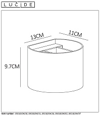 Настенный светильник Lucide Xio 09218/04/97 4