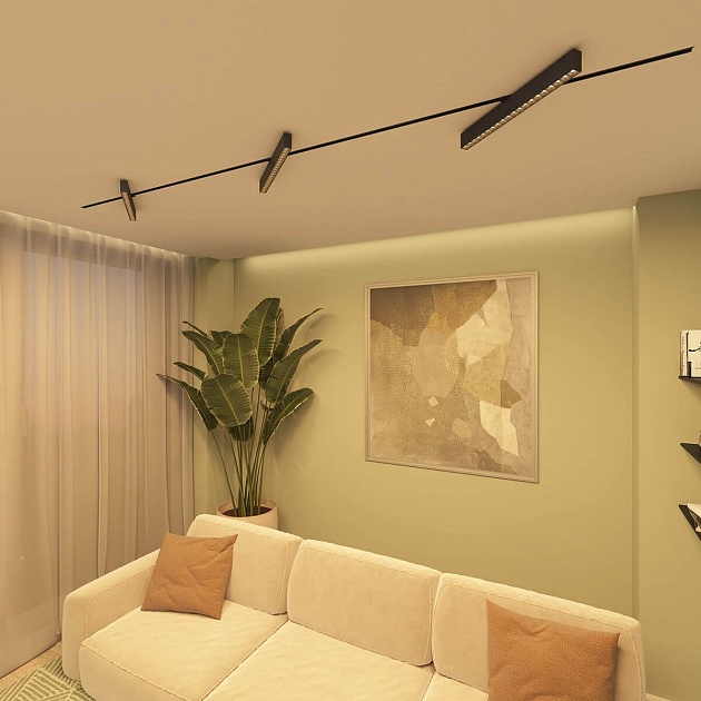 Трековый светодиодный светильник Denkirs Edder DK6634-BK Фото № 4