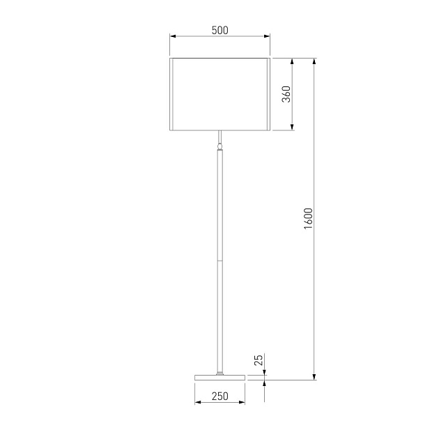 Торшер Eurosvet Notturno 01163/1 латунь изображение 2 Торшер Eurosvet Notturno 01163/1 латунь Фото № 2