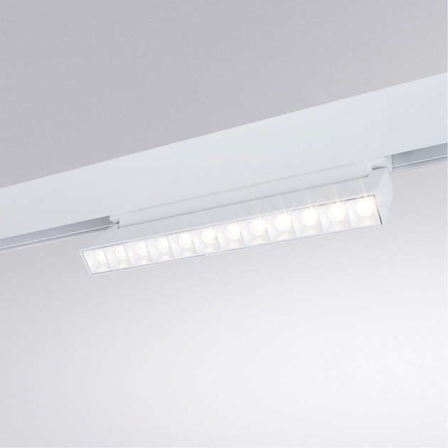 Трековый светодиодный светильник Arte Lamp Linea A4678PL-1WH Фото № 2