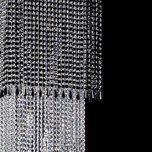 Каскадная люстра Artglass Ambra Nickel CE изображение 2 Каскадная люстра Artglass Ambra Nickel CE Фото № 2