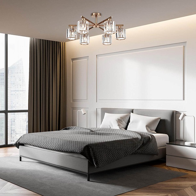 Потолочная люстра Escada Adorn 692/6P Сopper изображение 5 Потолочная люстра Escada Adorn 692/6P Сopper Фото № 5