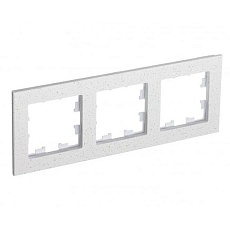 Рамка 3-постовая Systeme Electric AtlasDesign Nature крем роял ATN343103