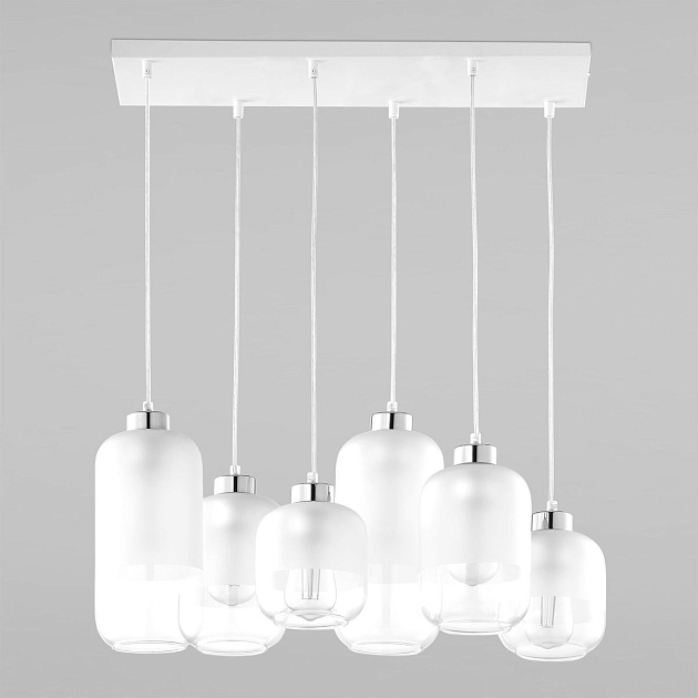 Подвесная люстра TK Lighting 3359 Marco Silver Фото № 