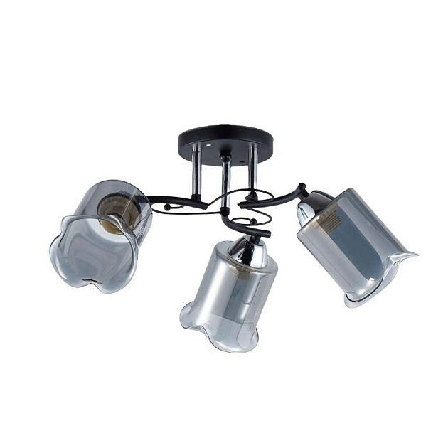 Потолочная люстра ЭкономСвет 12227/3BK+CR GR Фото № 