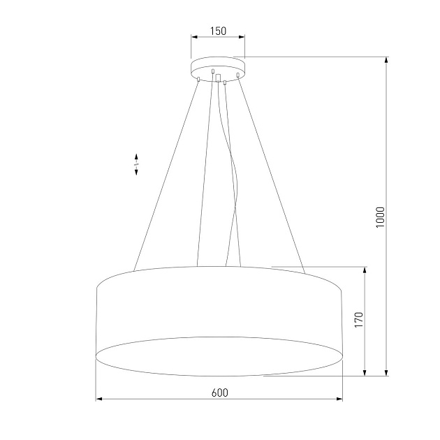 Подвесной светильник TK Lighting 3988 Rondo Beige Фото № 2