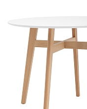 Кухонный стол Stool Group Target Circle D90 белый УТ000036022 4