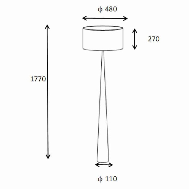 Торшер Lucide Conos 30794/81/36 Фото № 3