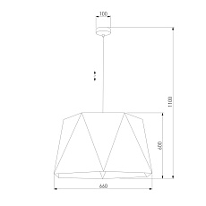 Подвесной светильник TK Lighting 3129 Ivo 1