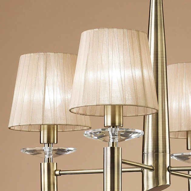 Подвесная люстра Mantra Tiffany Bronze 3872 Фото № 4