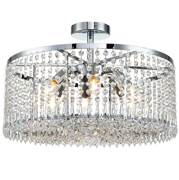 Потолочная люстра Indigo Sfarzo 12005/6С Chrome V000279 Фото № 