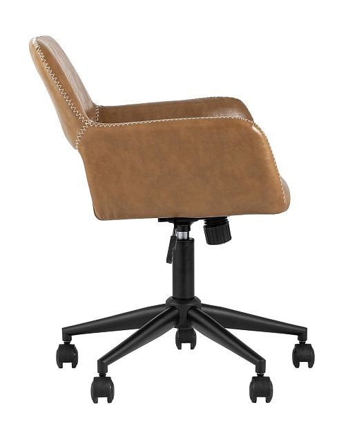 Поворотное кресло Stool Group Филиус экокожа коричневая FILIUS изображение 3 Поворотное кресло Stool Group Филиус экокожа коричневая FILIUS Фото № 3