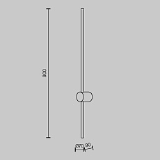 Настенный светодиодный светильник Maytoni Light Stick MOD237WL-L11B3K 1