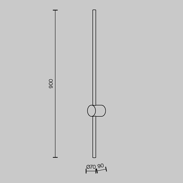 Настенный светодиодный светильник Maytoni Light Stick MOD237WL-L11B3K изображение 2 Настенный светодиодный светильник Maytoni Light Stick MOD237WL-L11B3K Фото № 2