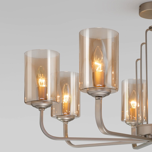 Потолочная люстра Eurosvet Defi 60138/8 перламутровое золото Фото № 2