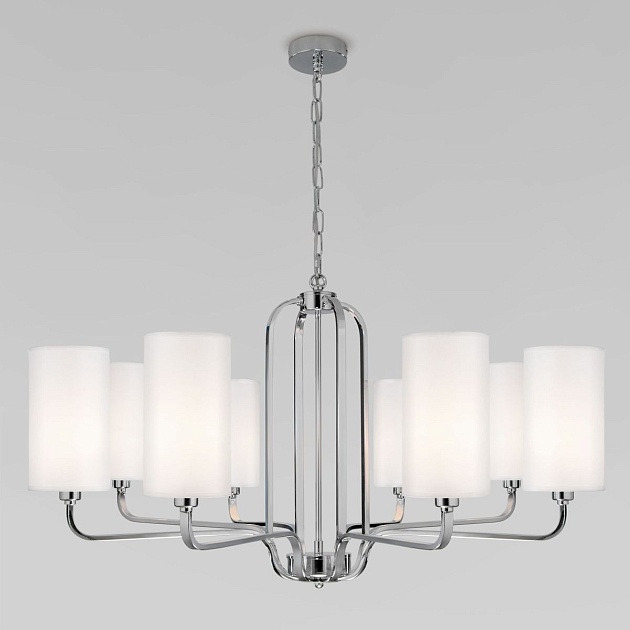 Подвесная люстра Eurosvet Purezza 60128/8 хром изображение Подвесная люстра Eurosvet Purezza 60128/8 хром Фото №