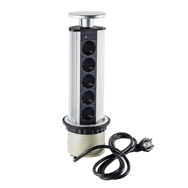 Блок розеточный настольный 5 постов Ecoplast LUK 70305 Фото № 3