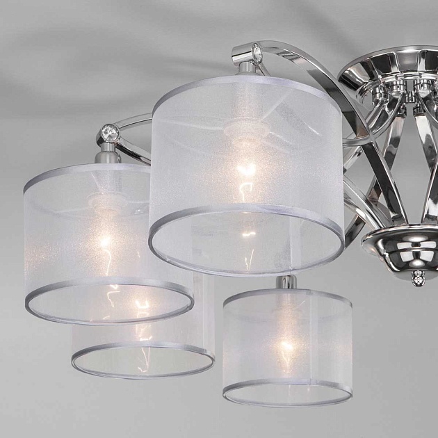 Потолочная люстра Eurosvet Fabiola 60124/8 хром Smart Фото № 7