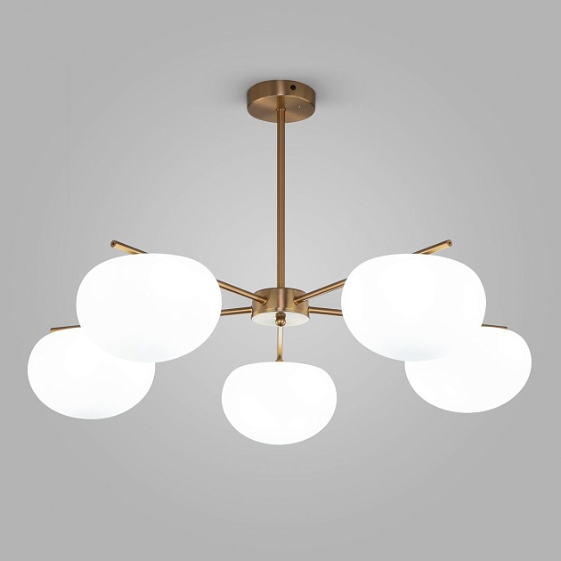 Подвесная люстра Eurosvet Like 30190/5 латунь изображение Подвесная люстра Eurosvet Like 30190/5 латунь Фото №