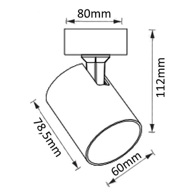 Спот Crystal Lux CLT 017CW1S WH Фото № 2