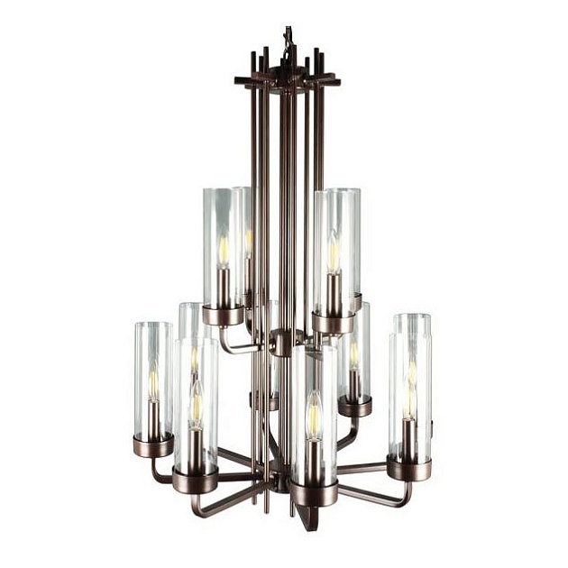 Подвесная люстра Elvan LU-61001/12-E14-Bk изображение Подвесная люстра Elvan LU-61001/12-E14-Bk Фото №