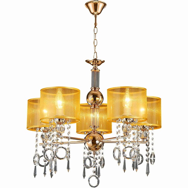 Подвесная люстра Illumico IL6219-5P-27 GD Фото № 